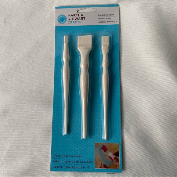 Martha Stewart Crafts Easy Grip Flexible Handle Squeegees 3 Pack - Picture 5 of 5